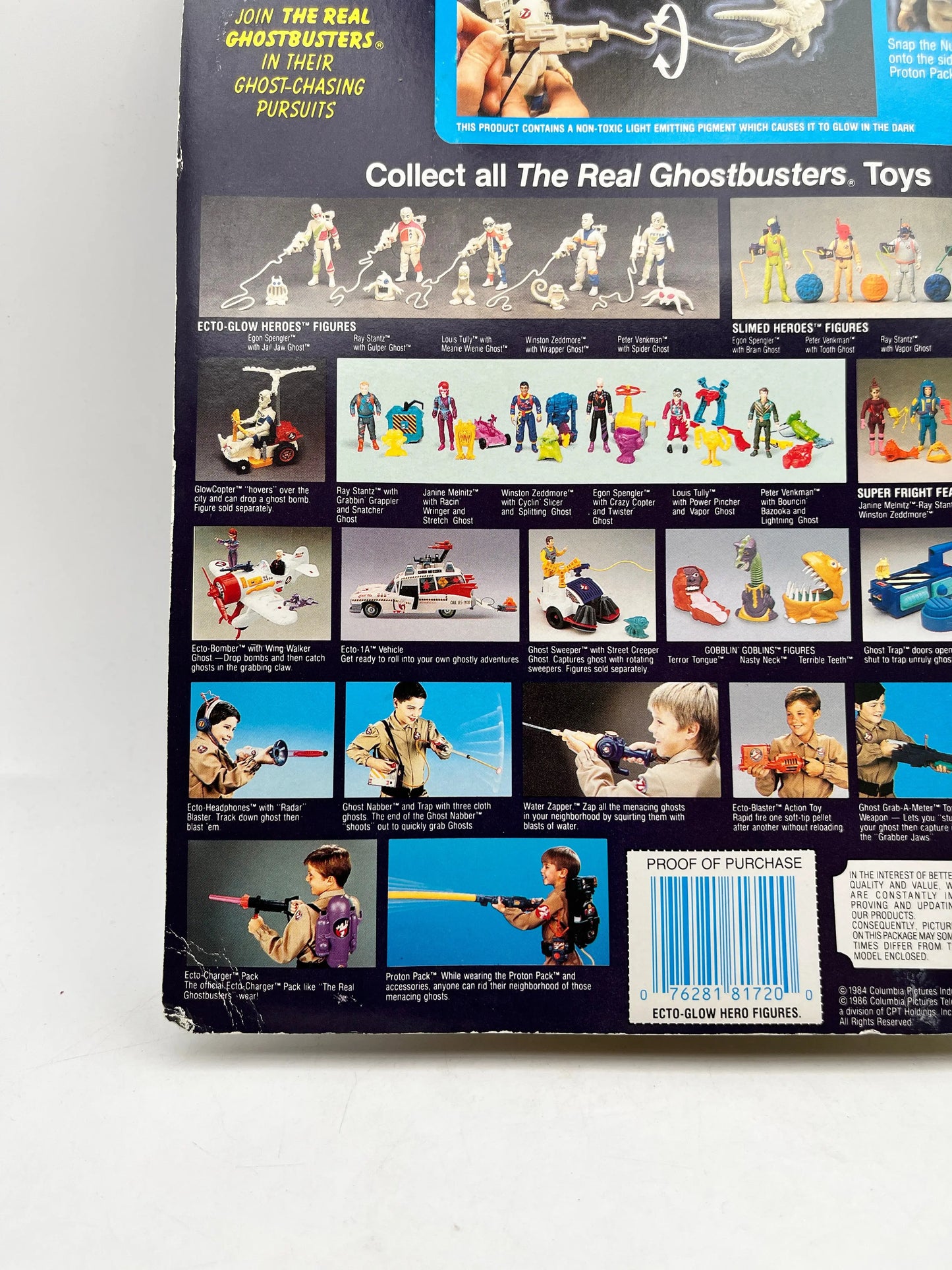 Kenner The Real Ghostbusters: Ecto-Glow Heroes - Egon Spengler and Jail Jaw - Sealed FRENLY BRICKS - Open 7 Days