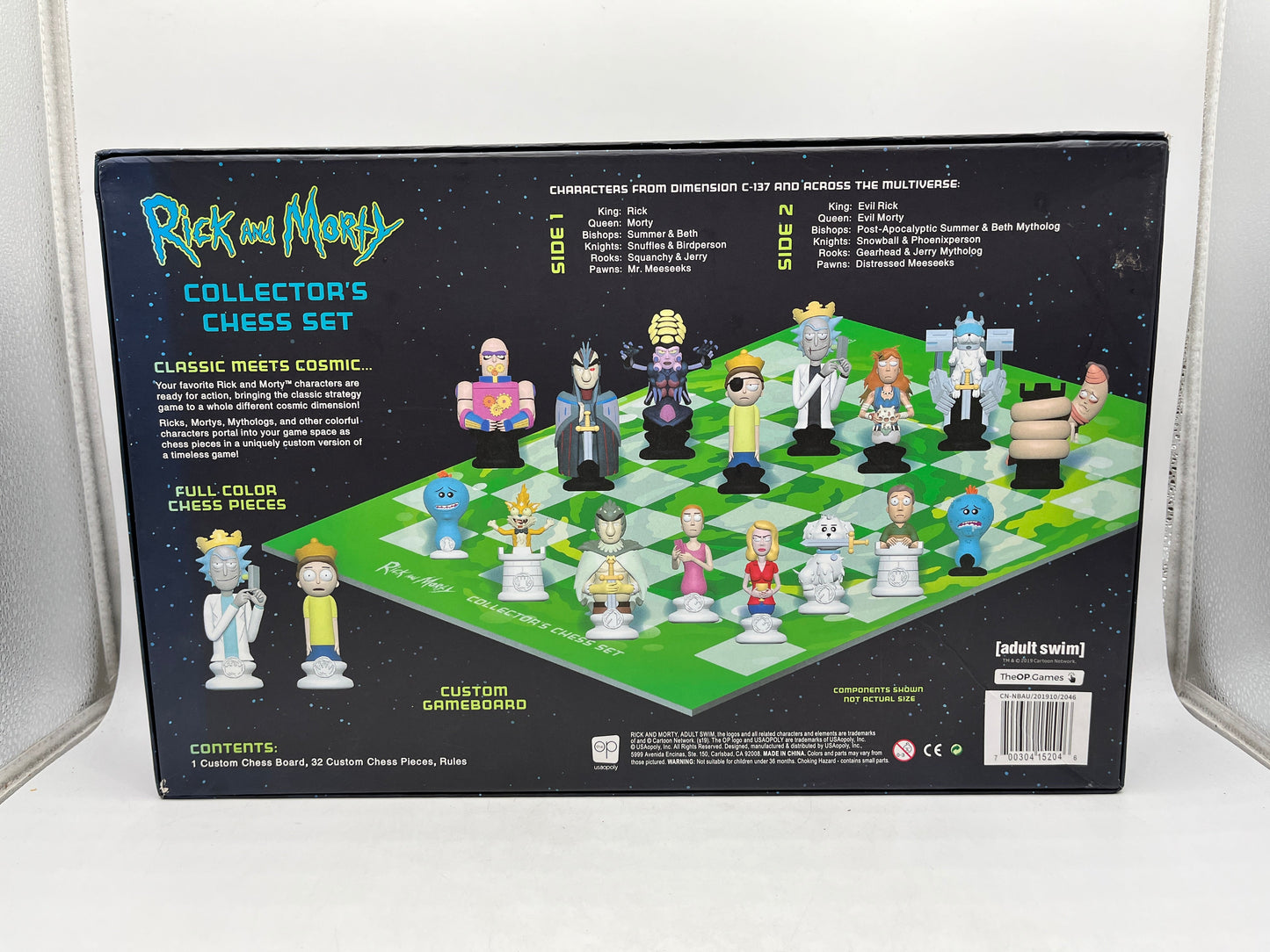 Rick and Morty - Collector’s Chess Set - Complete - Used FRENLY BRICKS - Open 7 Days