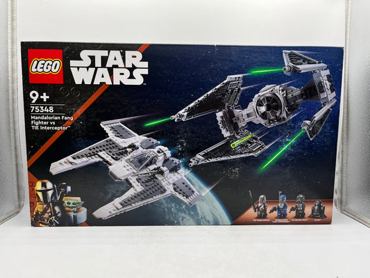 Lego Star Wars 75348 Mandalorian Fang Fighter VS TIE Interceptor FRENLY BRICKS - Open 7 Days