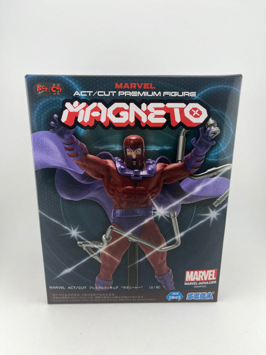MARVEL COMICS ACT/CUT Premium Figure Magneto SEGA FRENLY BRICKS - Open 7 Days