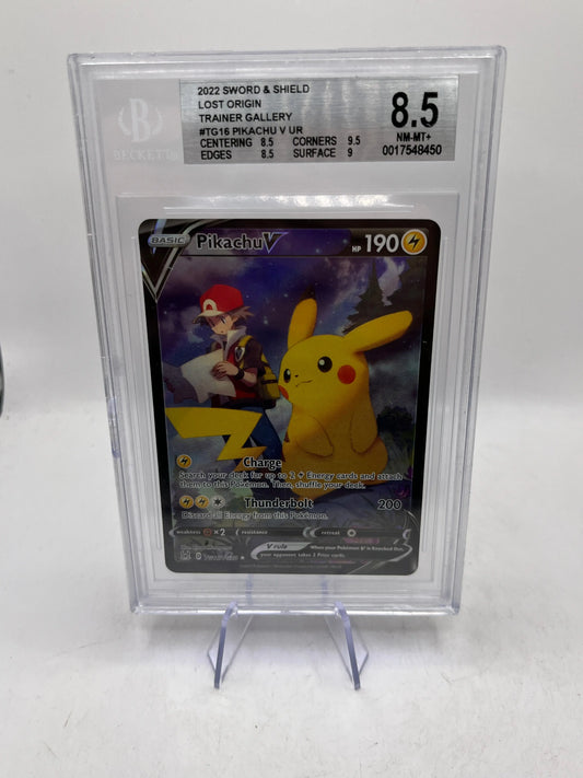Pokemon TCG Pikachu 222/182 VMAX Climax CSR BGS 8.5 FRENLY BRICKS - Open 7 Days