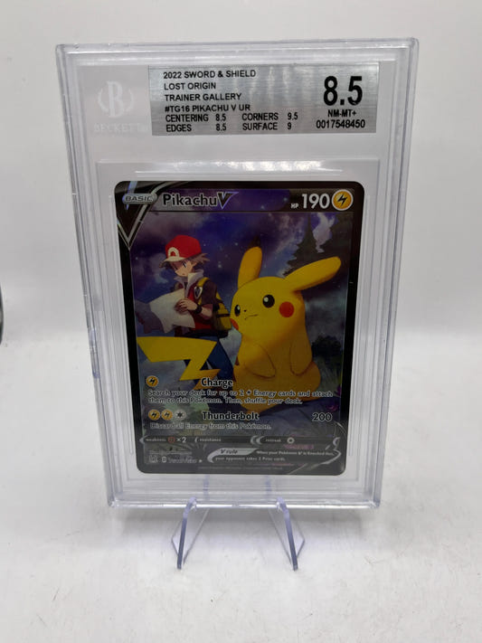 Pokemon TCG Pikachu 222/182 VMAX Climax CSR BGS 8.5 FRENLY BRICKS - Open 7 Days