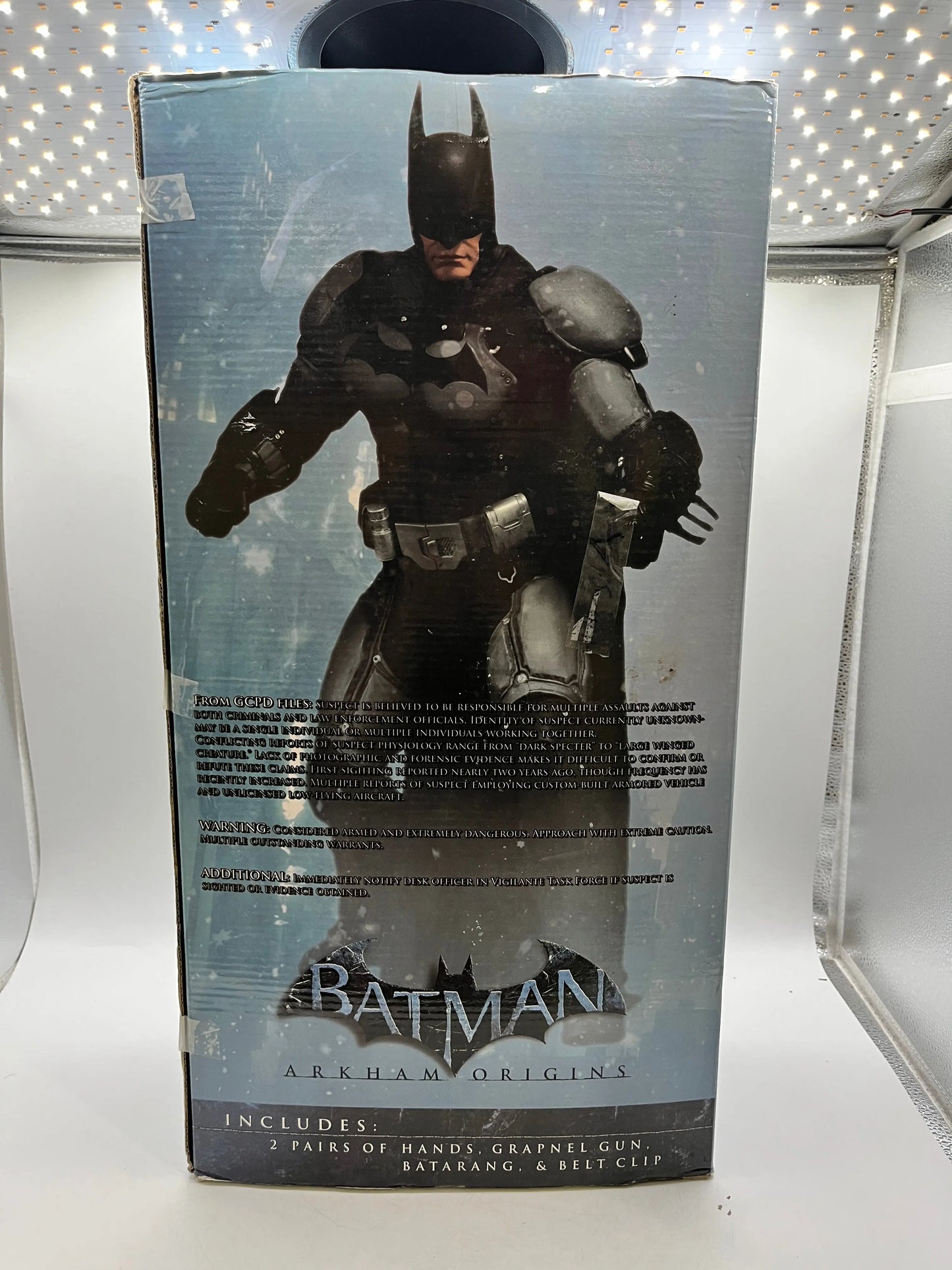 NECA DC Batman Arkham Origins 18” Deluxe 1/4 Scale Batman Action Figure - Sealed FRENLY BRICKS - Open 7 Days