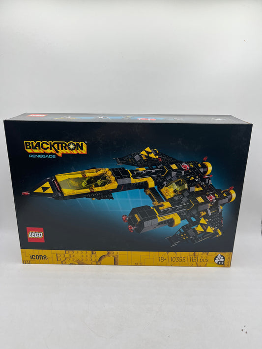 LEGO Icons 10355 Blacktron Renegade Ship Black Yellow FRENLY BRICKS - Open 7 Days