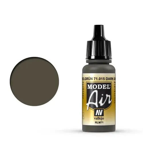 Vallejo Model Air 18ml - 71.015 Dark Green RLM71