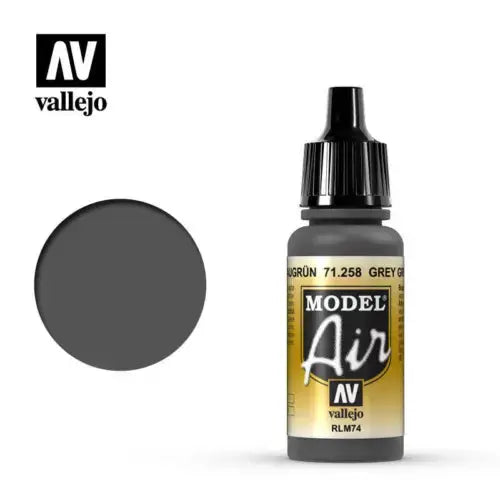 Vallejo Model Air 18ml - 71.021 Black Green RLM70 FRENLY BRICKS - Open 7 Days