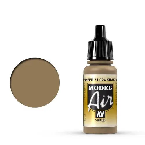 Vallejo Model Air 18ml - 71.024 Khaki Brown FRENLY BRICKS - Open 7 Days