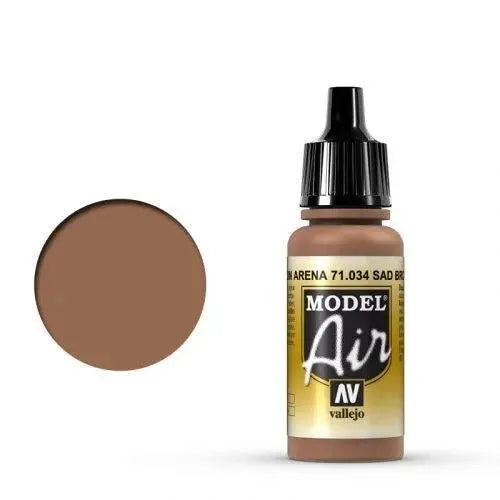 Vallejo Model Air 18ml - 71.034 Sand Brown FRENLY BRICKS - Open 7 Days