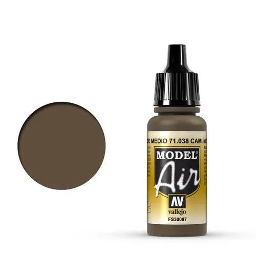 Vallejo Model Air 18ml - 71.308 Cam. Medium Brown