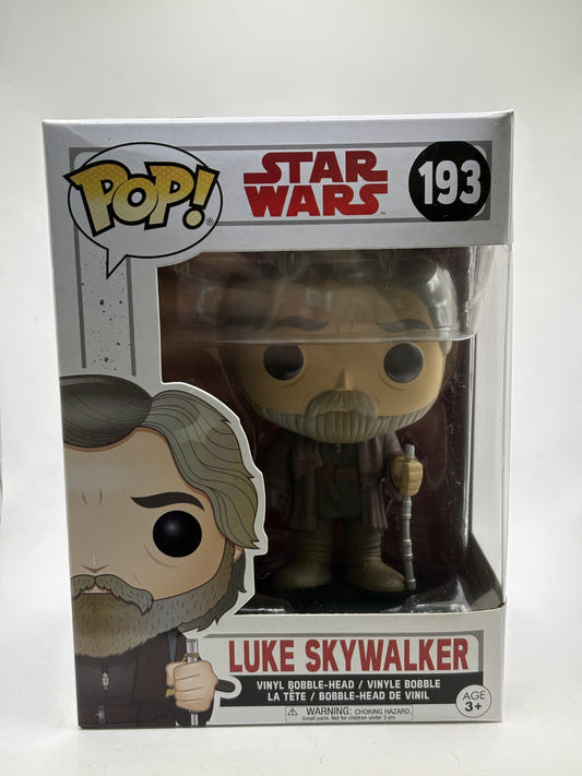 Funko POP! Star Wars #193 Luke Skywalker Bobble-Head - Box DMG — front