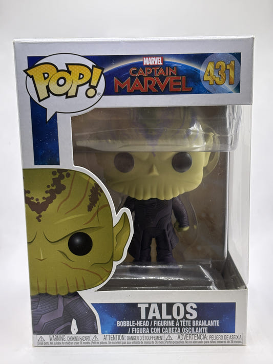 Funko POP! Marvel Captain Marvel #431 Talos Bobble-Head — front