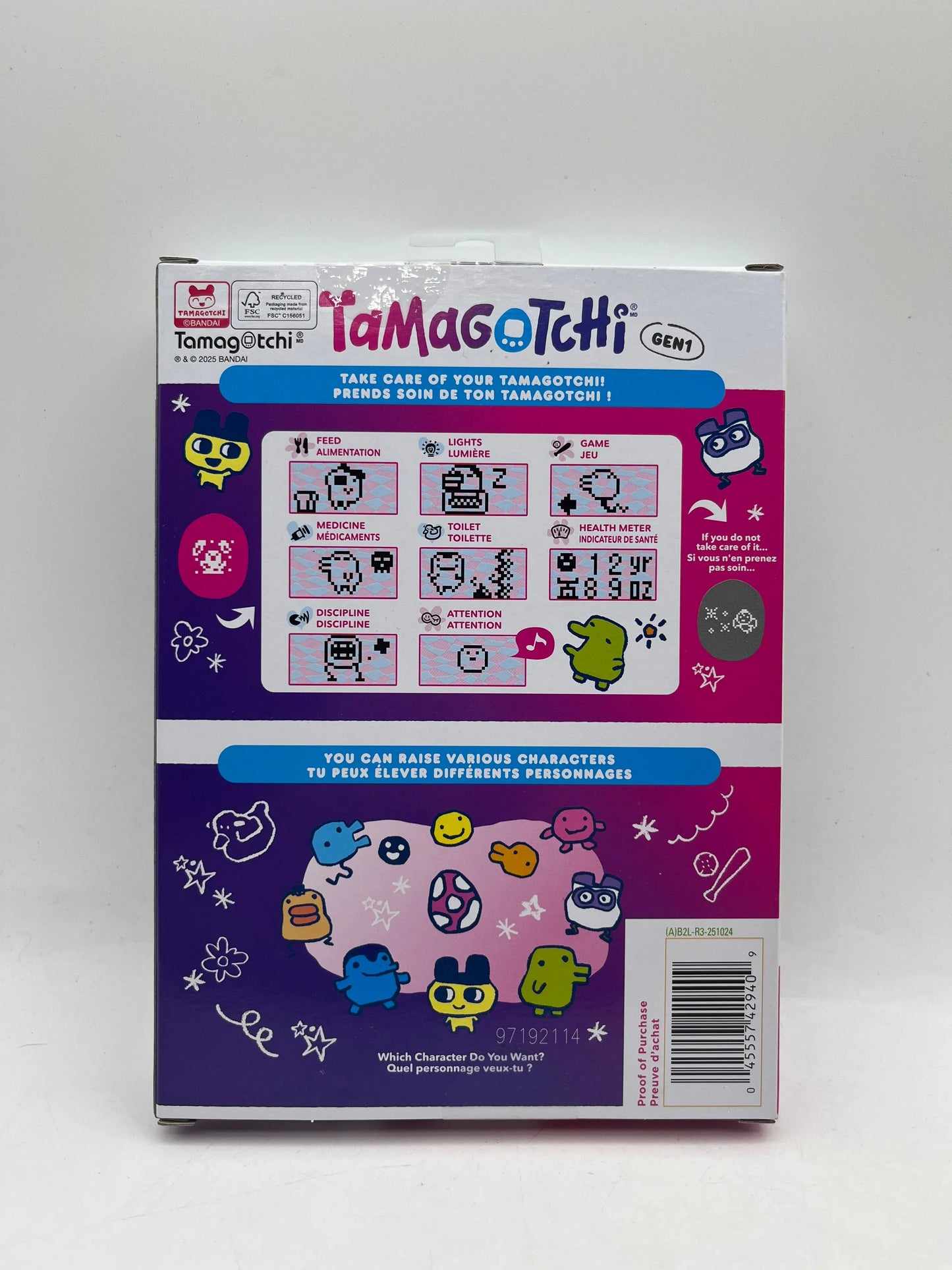 Tamagotchi Gen 1 Toy Virtual Reality Pet Keychain Bandai Namco Classic 2022 FRENLY BRICKS - Open 7 Days