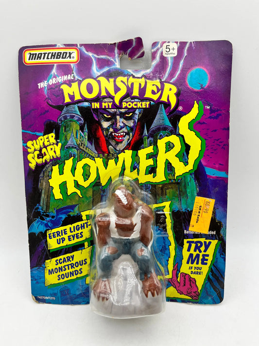 Vintage - 1992 Matchbox - Monster In My Pocket HOWLERS - Werewolf - Sealed FRENLY BRICKS - Open 7 Days