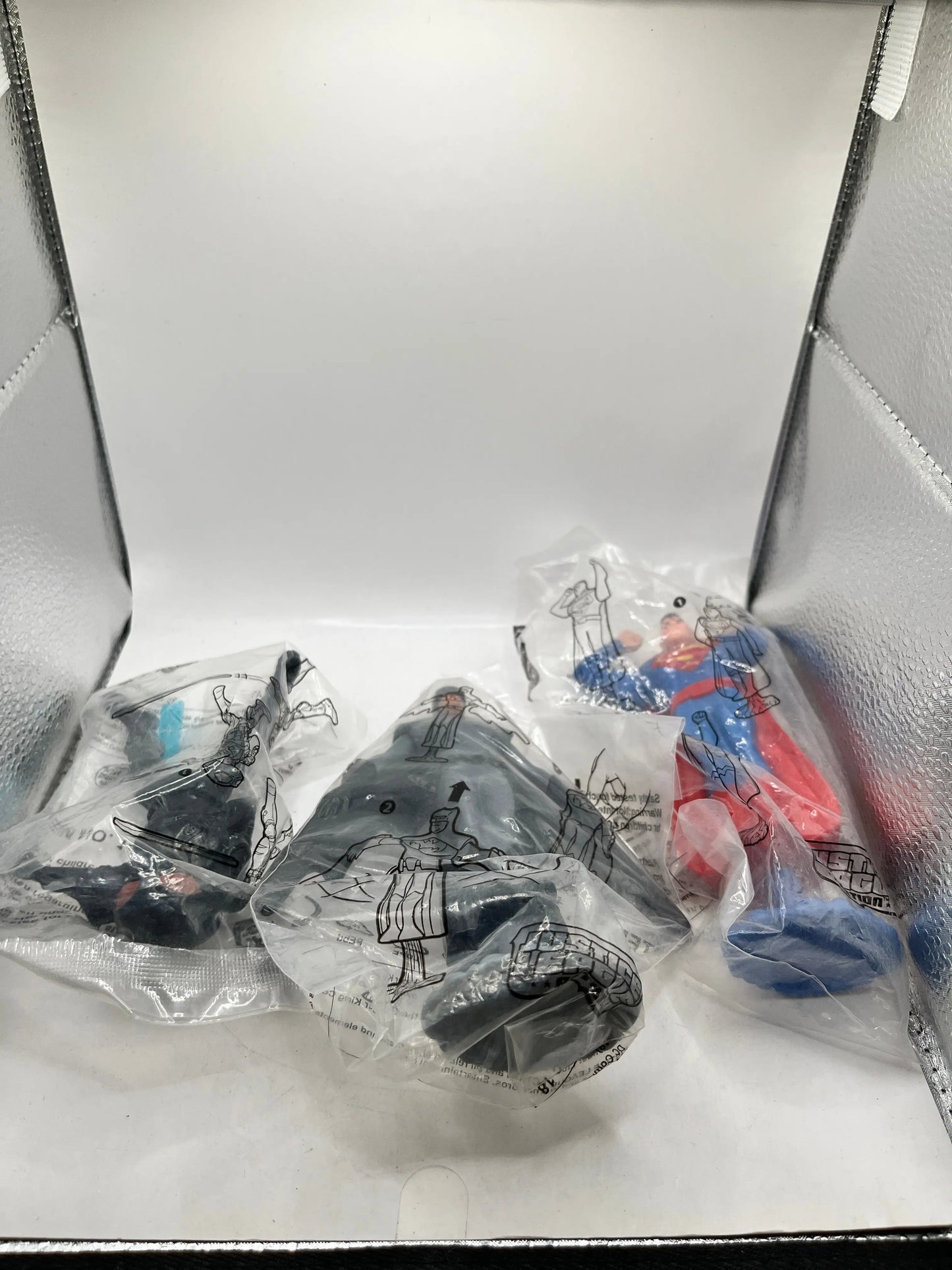 Dc Hero McDonlad Toy Lot - Sealed FRENLY BRICKS - Open 7 Days