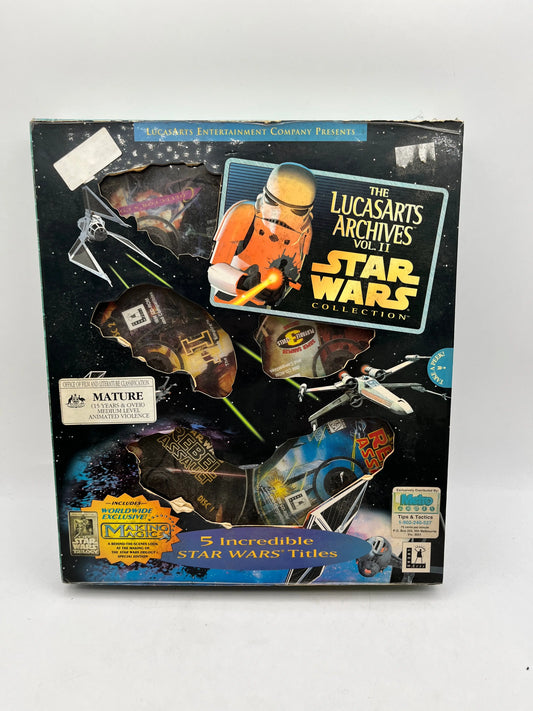 The LucasArts Archives Vol II - Star Wars Collection Big Box Mac Game Complete FRENLY BRICKS - Open 7 Days