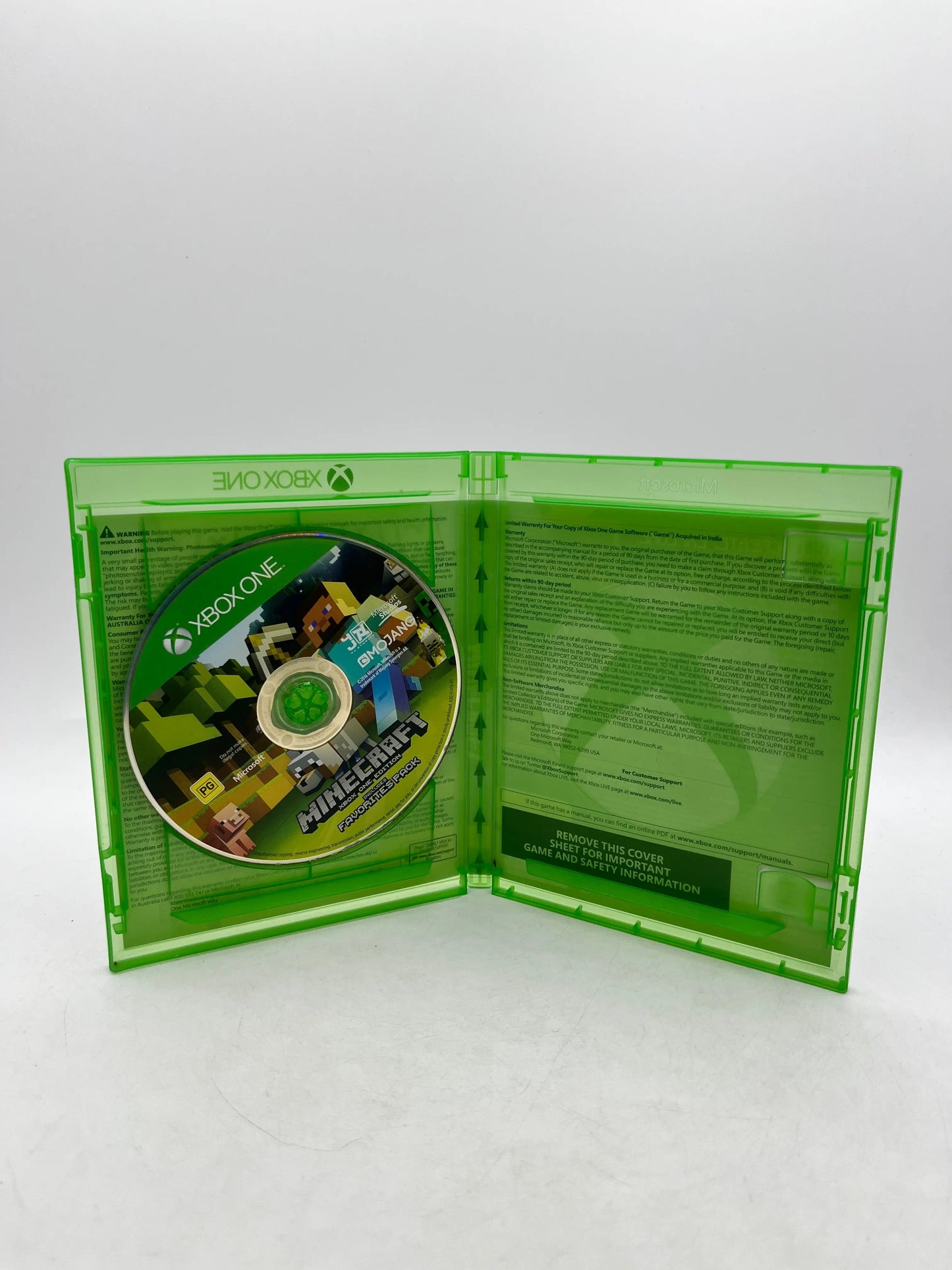 Xbox One - Mojang Minecraft - No Manual - Not Tested FRENLY BRICKS - Open 7 Days
