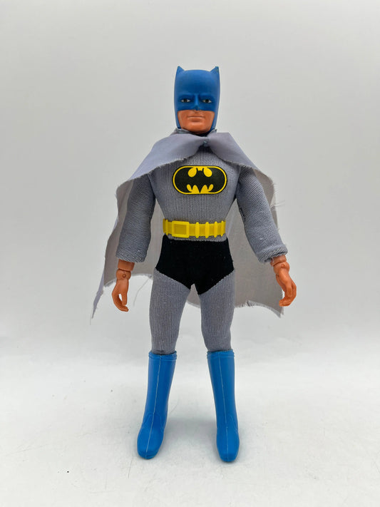VTG 1972 1974 DC Comic 8.5” Mego Batman Figure Blue Boots Jumpsuit Sticker - No Gloves FRENLY BRICKS - Open 7 Days