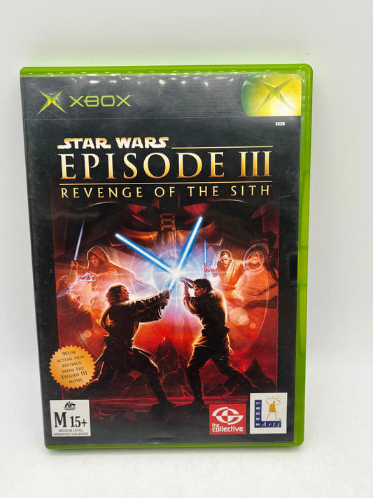 Star Wars: Episode III: Revenge of the Sith + Manual - Xbox - Untested FRENLY BRICKS - Open 7 Days
