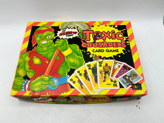 Toxic Crusaders Card Game Authentic 1991 Troma, Inc International Games FRENLY BRICKS - Open 7 Days
