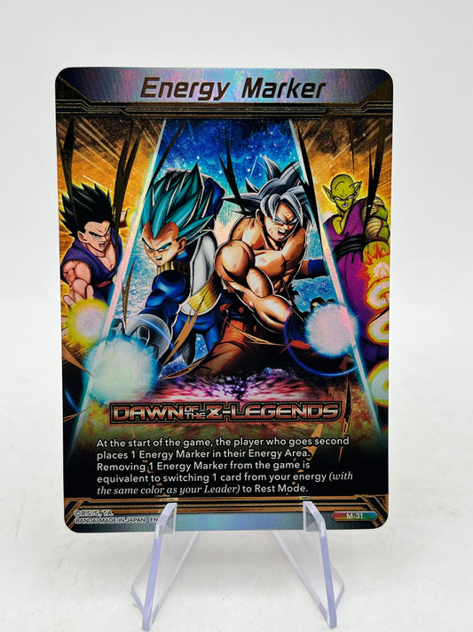 Dragon Ball Super GOLD Energy Marker Dawn Of The Z-Legends M-31 Fearsome Rivals FRENLY BRICKS - Open 7 Days