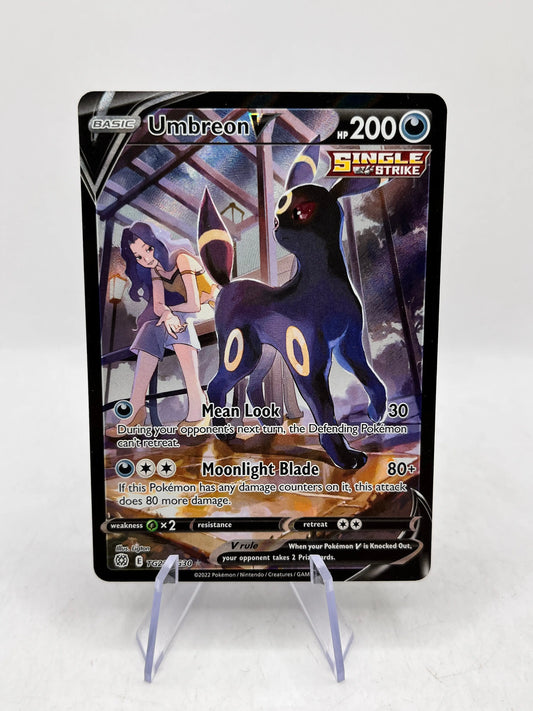Pokémon TCG Umbreon V Sword & Shield Mfg: Brilliant Stars Tg22/Tg30 Holo Secret FRENLY BRICKS - Open 7 Days