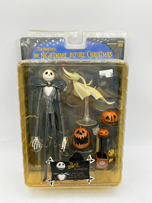 NECA Reel Toys Nightmare Before Christmas Series 1 Jack Skellington 7" Figure - Sealed FRENLY BRICKS - Open 7 Days