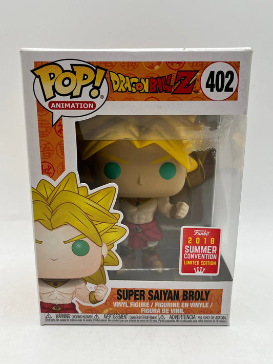 Funko POP! Dragon Ball Z - Super Saiyan Broly #402 - SDCC 2018 Summer Exclusive FRENLY BRICKS - Open 7 Days
