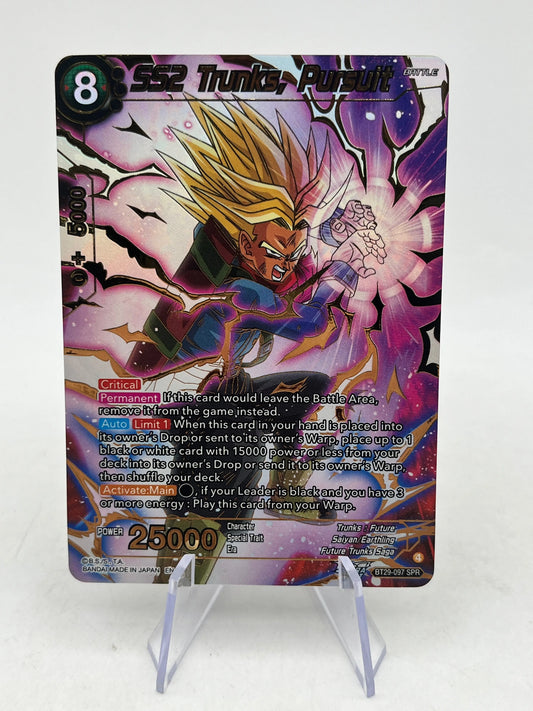 SS2 Trunks, Pursuit BT29-097 (SPR) - Fearsome Rivals Dragon Ball TCG English FRENLY BRICKS - Open 7 Days