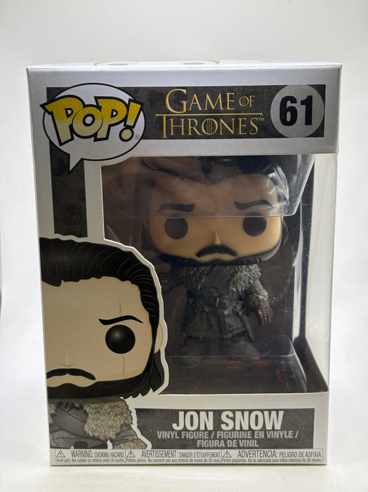 Funko POP! Game of Thrones #61 Jon Snow Vinyl Figure, front of box
