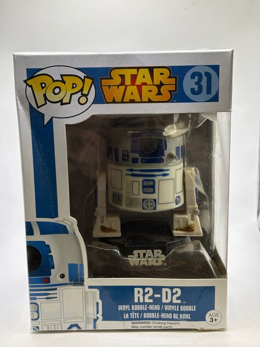 Funko POP! Star Wars #31 R2-D2 Vinyl Bobble-Head, front of box