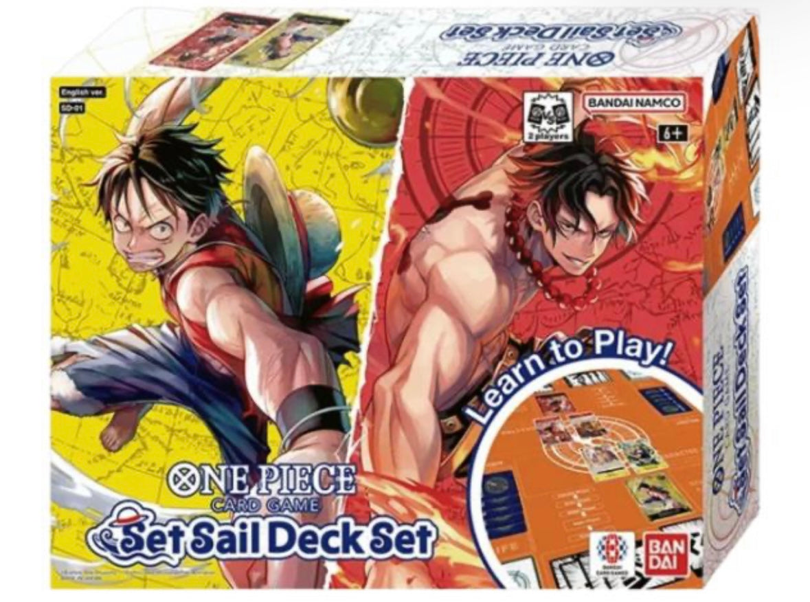 One Piece TCG Set Sail Deck Set SD-01 English Sealed Bandai
