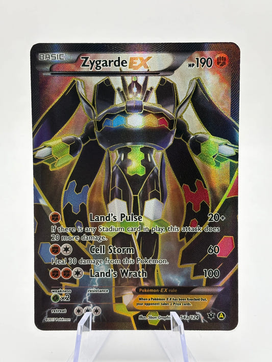 Pokemon TCG XY Fates Collide - Zygarde EX 54a/124 Full Art NM FRENLY BRICKS - Open 7 Days