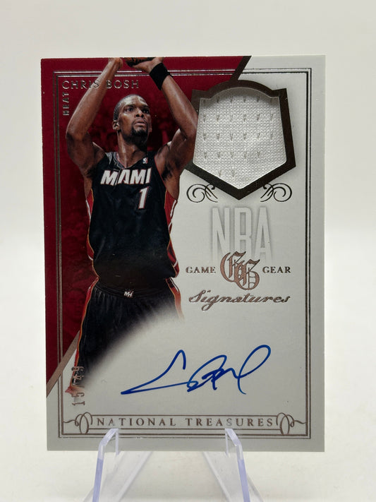 2014 Panini National Treasures #GS-CB Chris Bosh Patch Auto /49 FRENLY BRICKS - Open 7 Days
