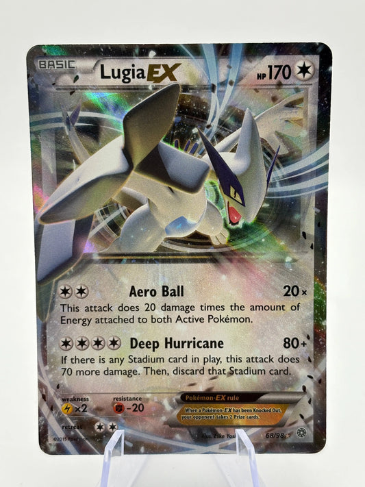 Pokemon TCG XY Ancient Origins - Lugia EX 68/98 Rare NM (1) FRENLY BRICKS - Open 7 Days