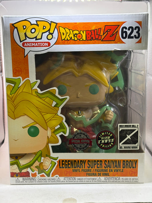 Funko POP! Animation Dragon Ball Z #623 Legendary Super Saiyan Broly Limited Glow Chase
