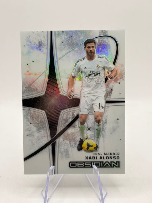 2025-26 Panini Obsidian - Xabi Alonso White Night Case Hit Real Madrid #7 SSP