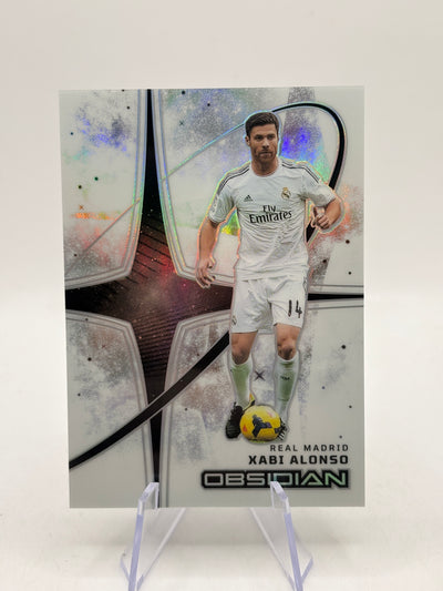 2025-26 Panini Obsidian - Xabi Alonso White Night Case Hit Real Madrid #7 SSP