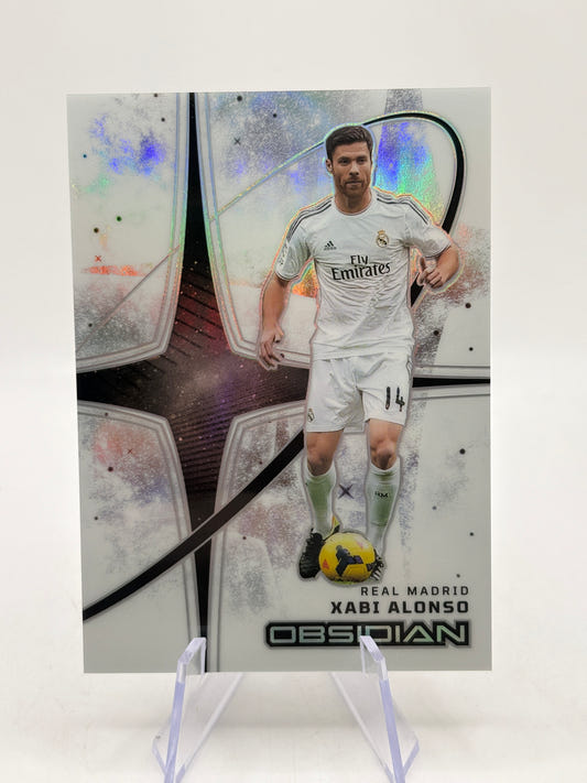 2025-26 Panini Obsidian - Xabi Alonso White Night Case Hit Real Madrid #7 SSP