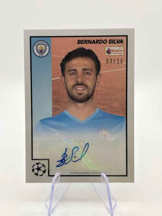 2022 Topps Merlin #05 Bernado Silva Auto /10 Heritage 97 Collection