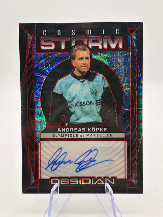 2025-26 Panini Obsidian #CS-AKK Andreas Kopke Cosmic Storm Auto /48