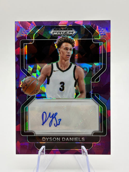 2022-23 Panini Prizm Draft Picks Auto Dyson Daniels Purple Ice Prizm /99 (RC) FRENLY BRICKS - Open 7 Days