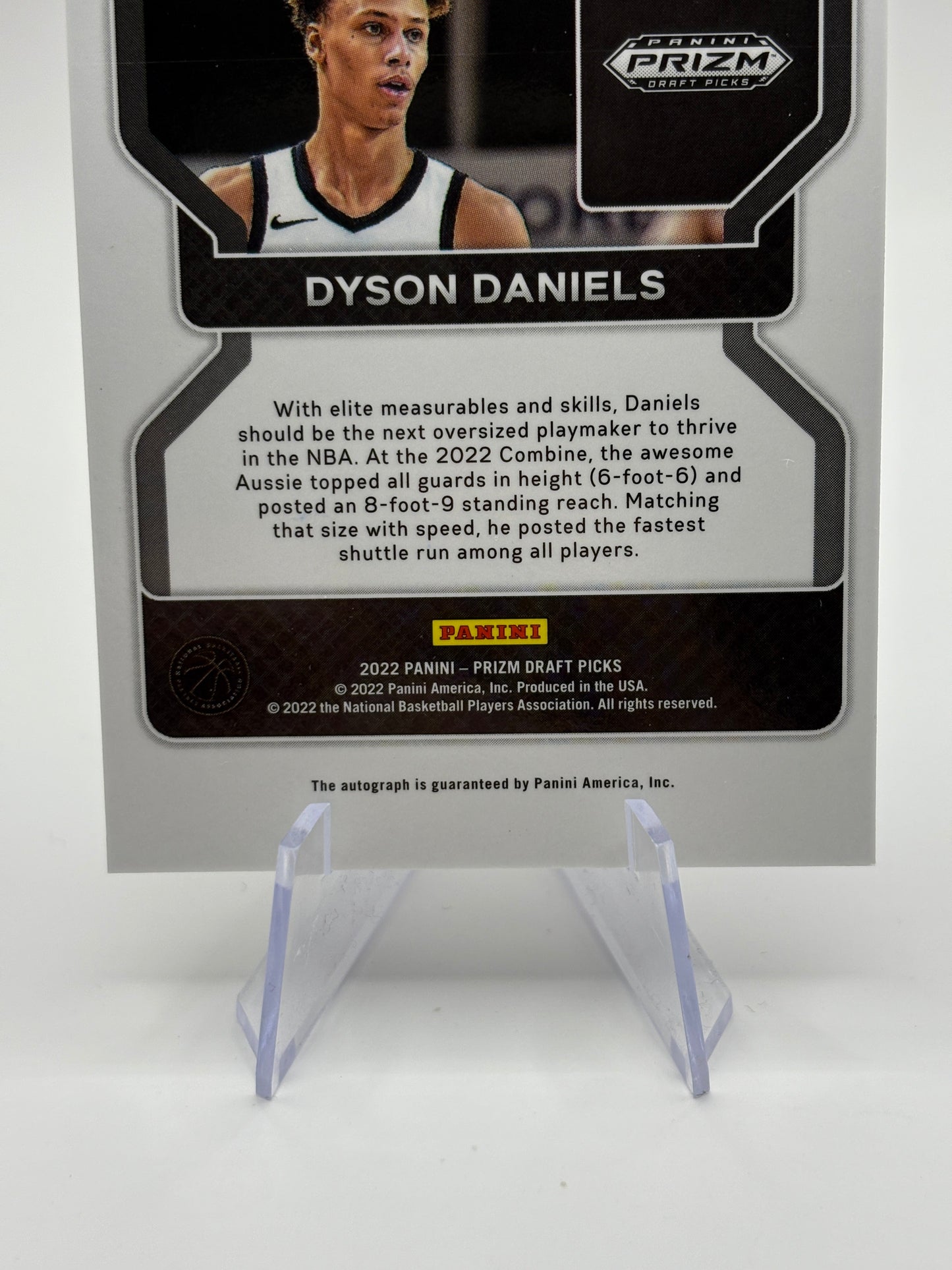 2022-23 Panini Prizm Draft Picks Auto Dyson Daniels Purple Ice Prizm /99 (RC) FRENLY BRICKS - Open 7 Days