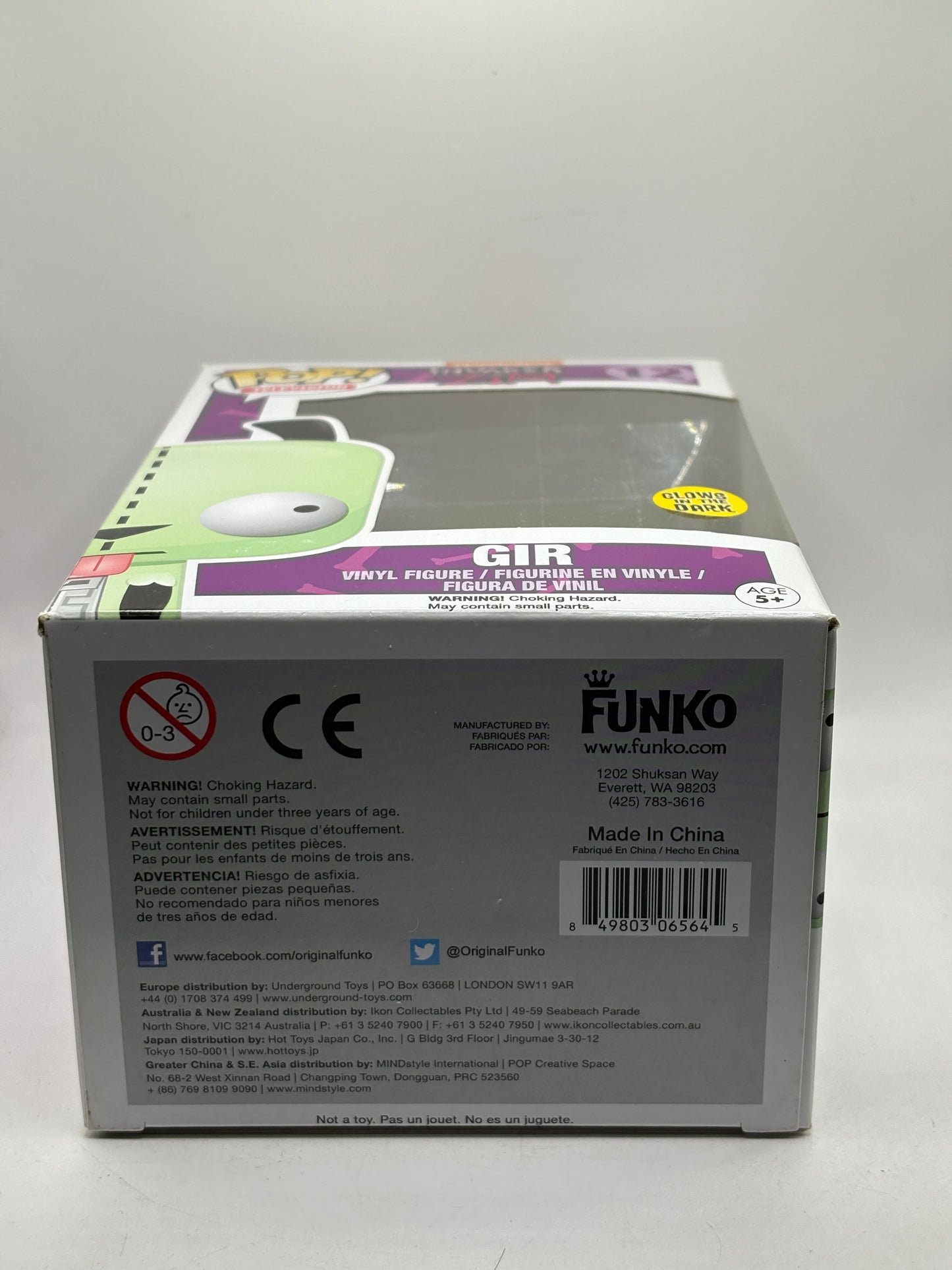 Funko POP! Television Invader Zim #12 Gir Glow in the Dark Vinyl Figure FRENLY BRICKS - Open 7 Days