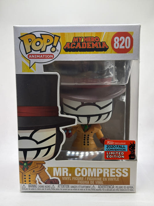 Funko POP! Animation My Hero Academia #820 Mr. Compress 2020 Fall