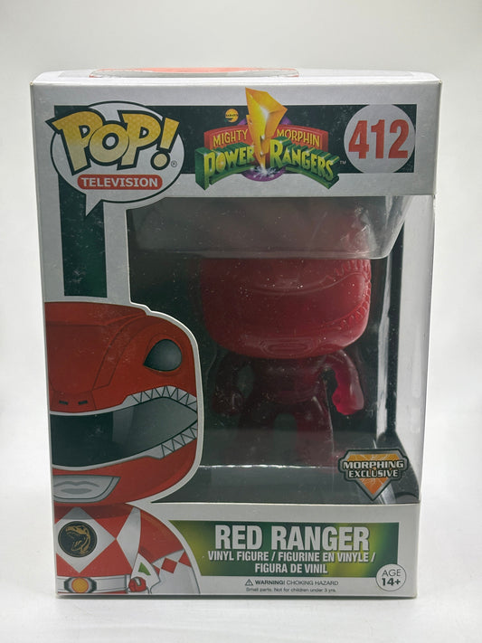 Funko POP! Power Rangers #412 Red Ranger Morphing Exclusive FRENLY BRICKS - Open 7 Days
