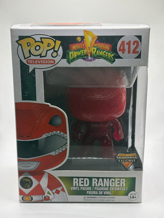 Funko POP! Power Rangers #412 Red Ranger Morphing Exclusive FRENLY BRICKS - Open 7 Days