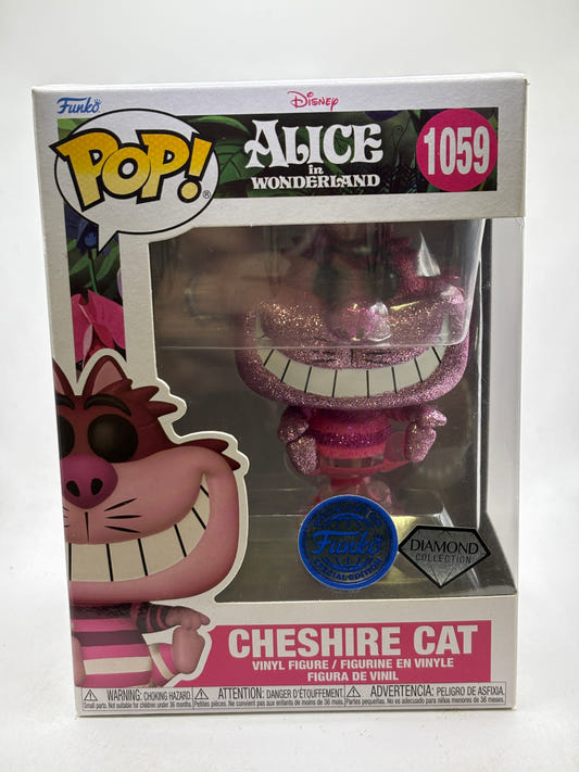 Funko POP! Disney Alice in Wonderland #1059 Cheshire Cat Diamond SE Vinyl Figure