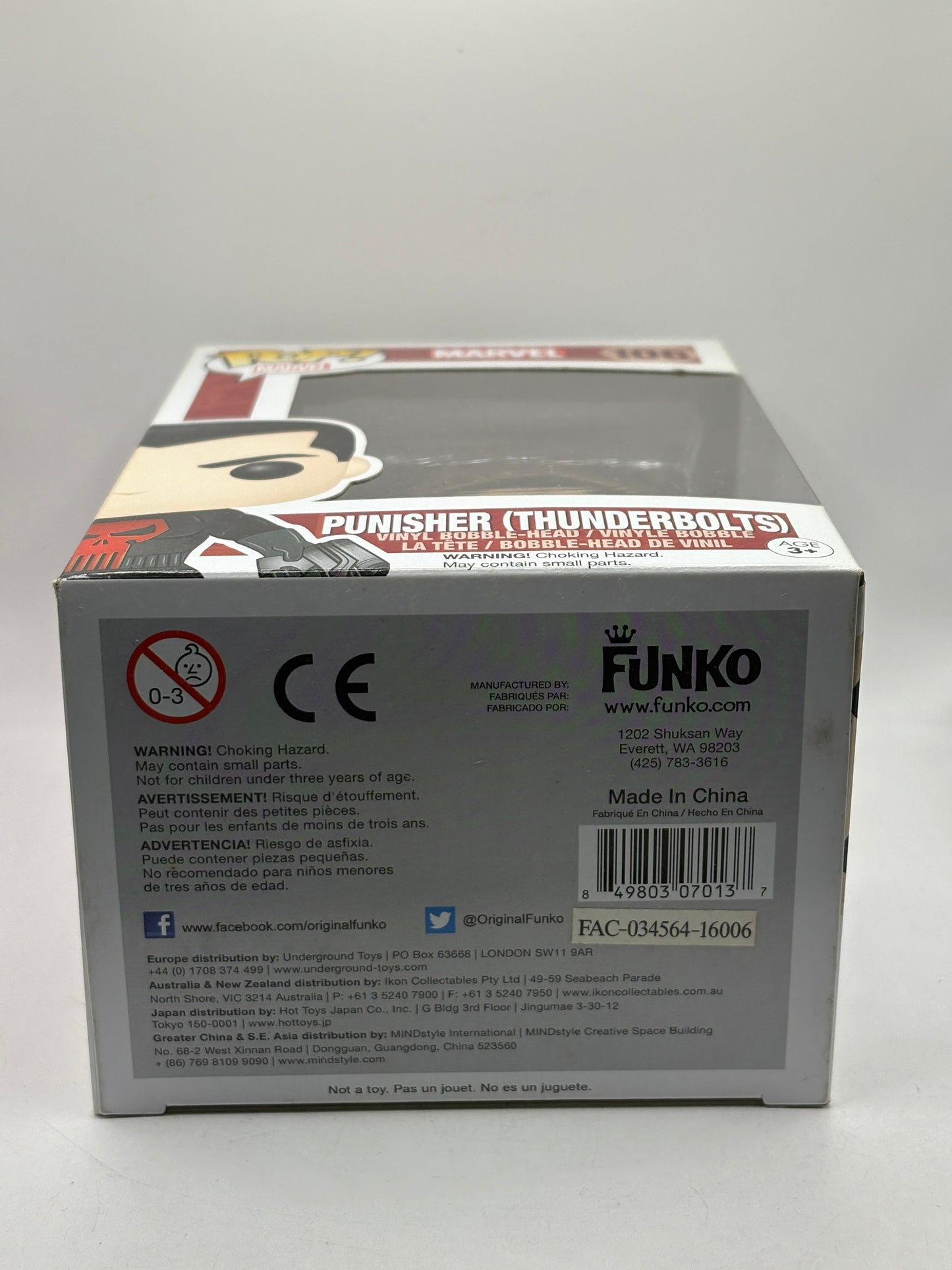 Funko POP! Marvel #106 Punisher (Thunderbolts) Vinyl Bobble Head FRENLY BRICKS - Open 7 Days