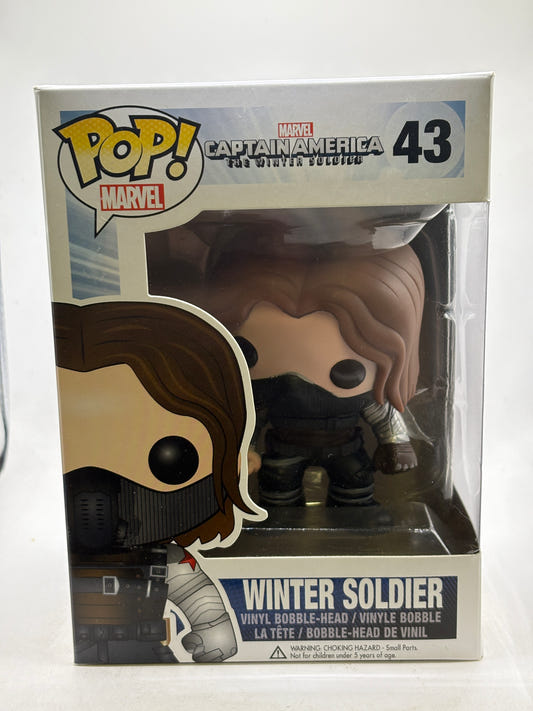 Funko POP! Marvel Captain America #43 Winter Soldier Vinyl Bobble Head