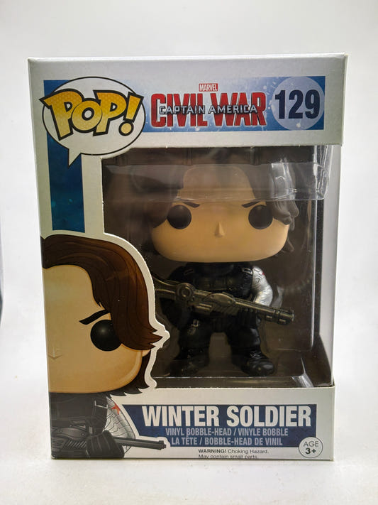 Funko POP! Marvel Civil War #129 Winter Soldier Vinyl Bobble Head